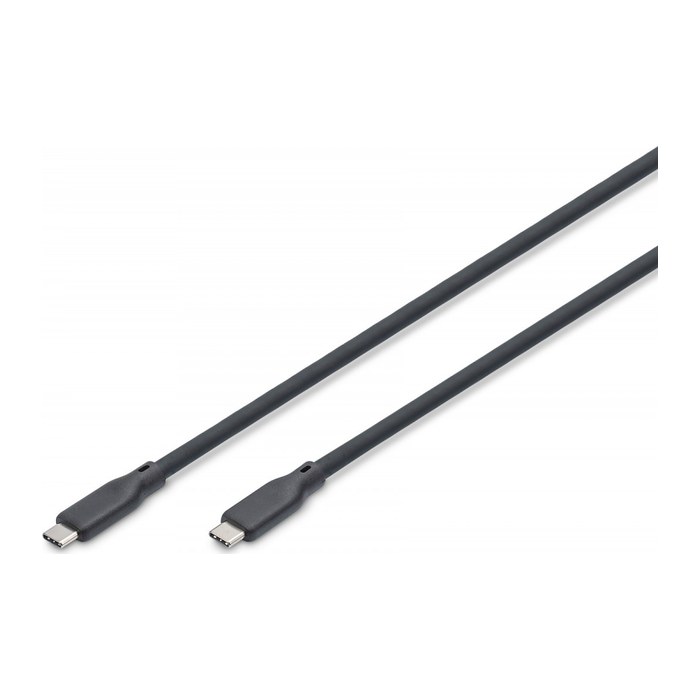 DIGITUS USB 4.0 Kabel Typ C -C Silikon St/St 1m schwarz