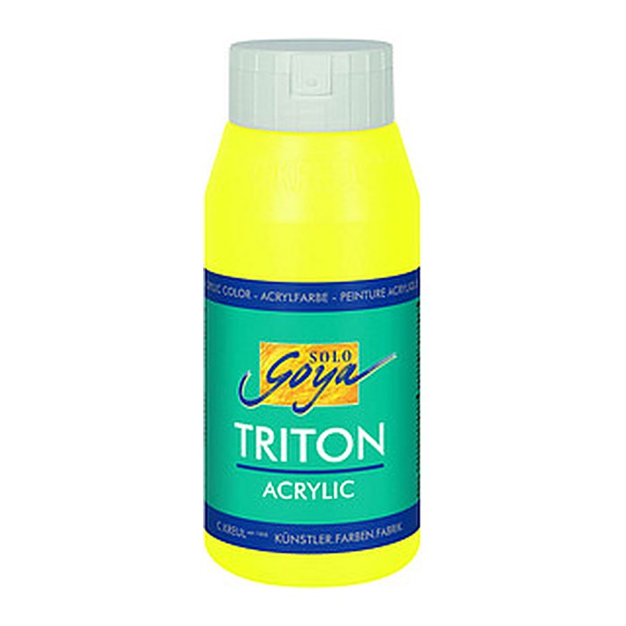 KREUL SOLO GOYA Triton Acrylfarbe neongelb 750,0 ml, 1 St.