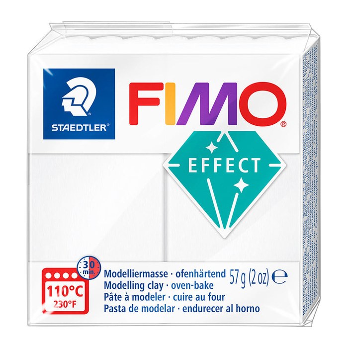 FIMO Mod.masse Fimo effect weiß transluz