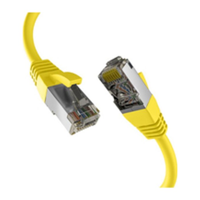 EFB RJ45 Patchkabel S/FTP PIMF Cat8.1 5.00m gelb