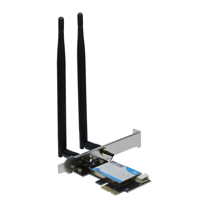 Inter-Tech Wi-Fi 5 PCIe Adapter EP-132 Antenne,Bluetooth 4.2