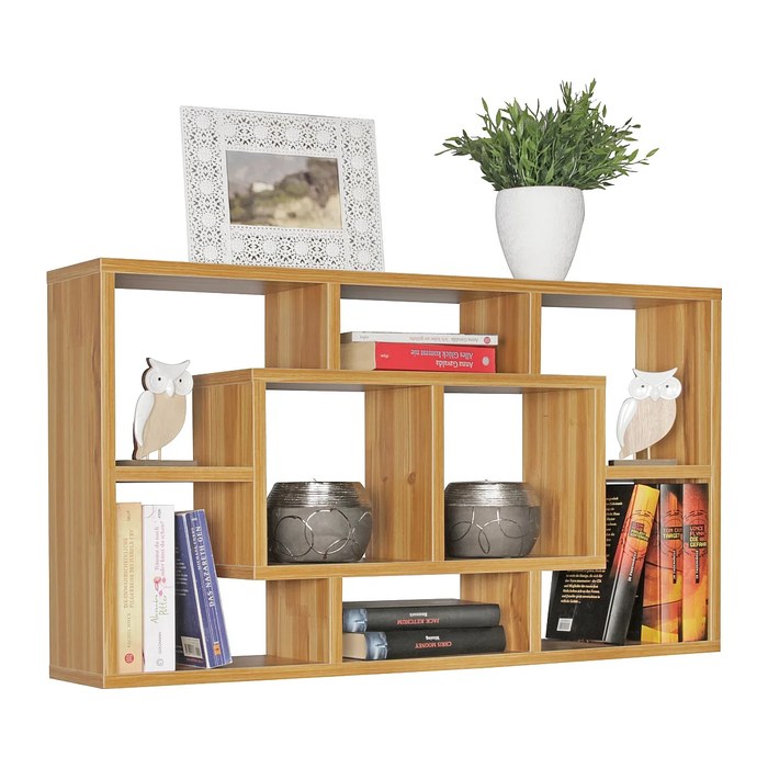 WOHNLING Wandregal buche 85,0 x 16,0 x 48,0 cm, 1 St.