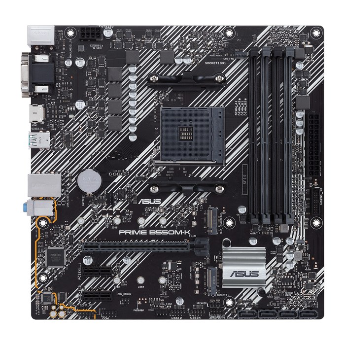 ASUS PRIME B550M-K (AMD,AM4,DDR4,mATX)