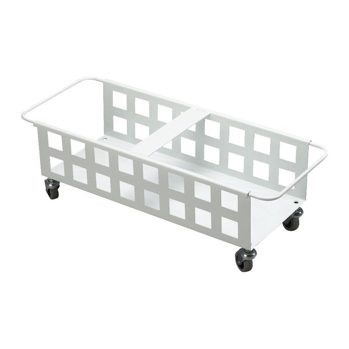 DURABLE Transportroller Durabin Square Trolley Duo 40 weiß 27,5 x 67,0 x 13,0 cm bis 80,0 kg