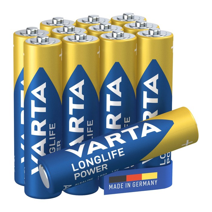 VARTA Batterien LONGLIFE Power Cube Alkali-Mangan Micro AAA 1,5 V, 12 St.