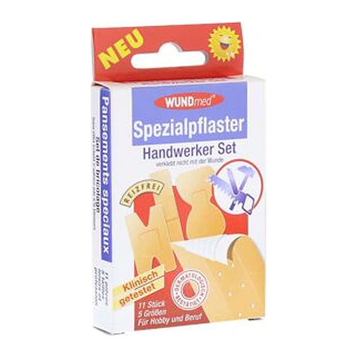 WUNDmed® Pflaster Handwerker Set 05-009 beige, 11 St.