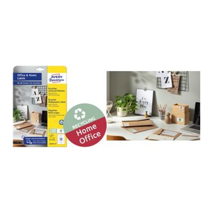AVERY Zweckform Etiketten LR3478-10 weiß 210,0 x 297,0 mm, 10 Blatt
