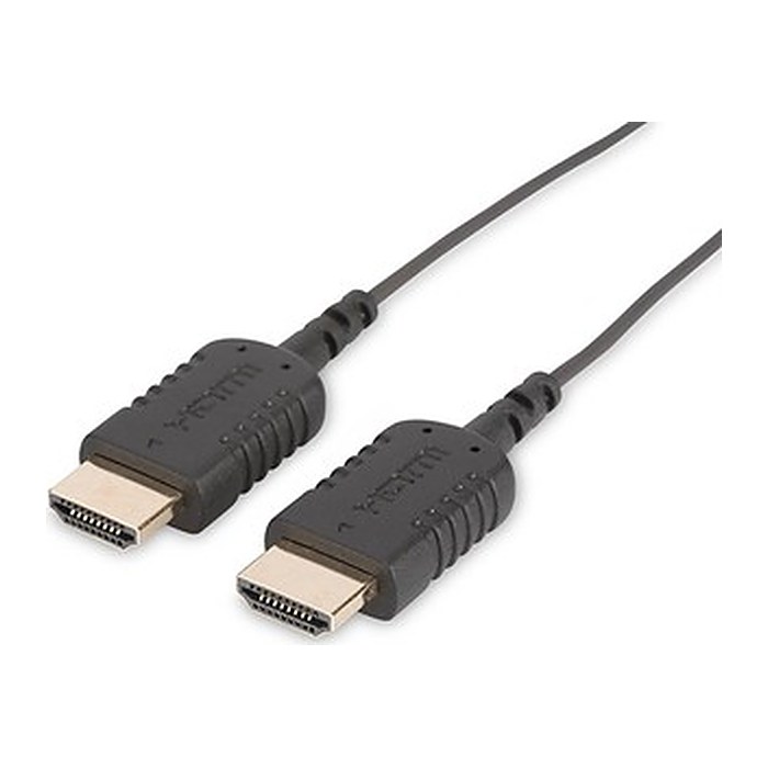 DIGITUS HDMI Anschlusskabel, HighFlex St/St, 2.0m, sw