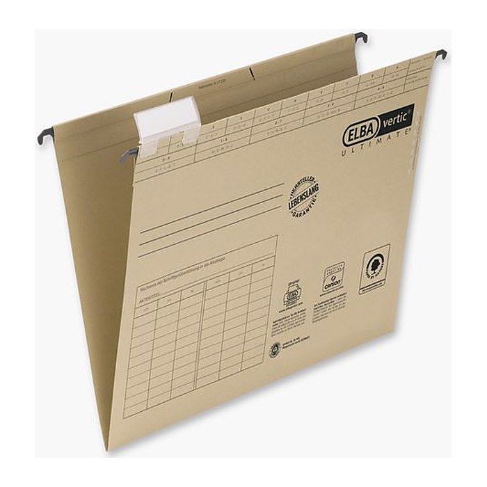 ELBA Hängemappen vertic ULTIMATE naturbraun, 25 St.