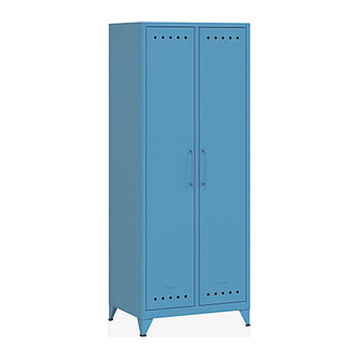 BISLEY Stahlschrank Fern Maxi FERMAX605 blau 1 Fachboden 70,0 x 51,0 x 180,0 cm, aufgebaut, 1 St.