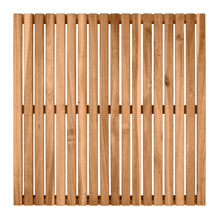 WENKO Badematte Acacia braun 55,0 x 55,0 cm
