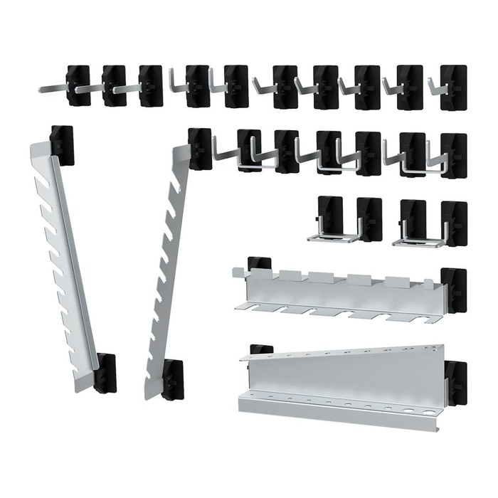 Simplaflex® Systemeinrichter Haken-Sortiment SimplaClip 18-tlg.