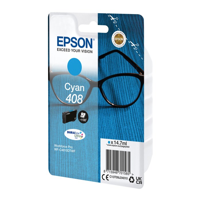 EPSON 408/T09J2 (Brille) cyan Druckerpatrone