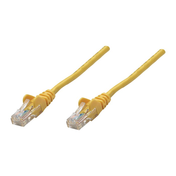 INTELLINET Patchkabel Cat6A CU S/FTP LSZH 0.25m gelb