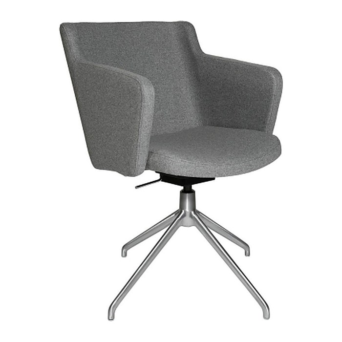 Topstar Besuchersessel SFH 1.0 hellgrau edelstahl, Optik matt Stoff 58,0 x 66,0 x 87,0 - 90,0 cm, 1 St.