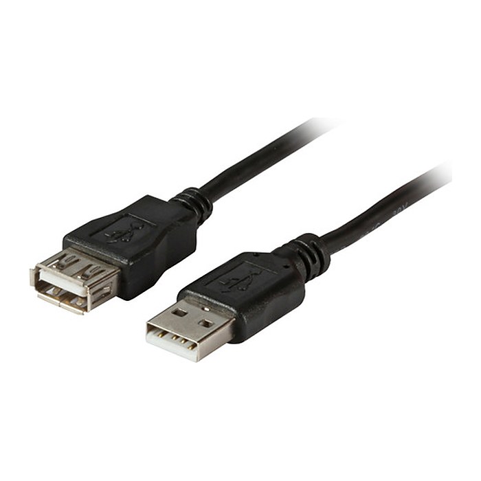 EFB USB2.0 Verlängerungskabel A-A,St-Bu,1.8m,grau,Classic