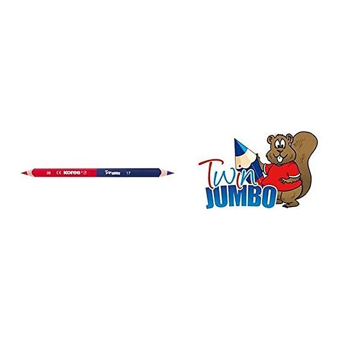 Kores® JUMBO TWIN Silbenstift mehrfarbig, 1 St.