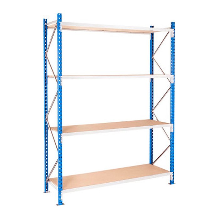 Manorga Schwerlast-Weitspannregal EPSIVOL ZR2518604F4D lichtgrau 180,0 x 60,0 x 250,0 cm