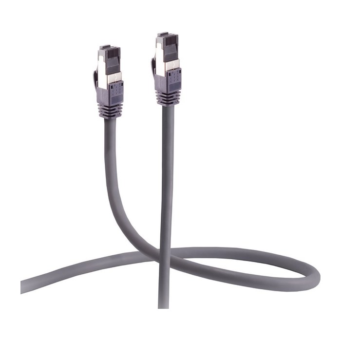 Shiverpeaks Patchkabel Cat 6A Armored U/FTP 1,5m grau