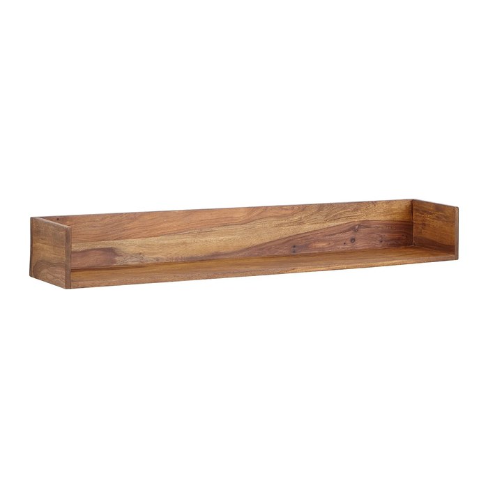 WOHNLING Wandregal sheesham 120,0 x 20,0 x 15,0 cm, 1 St.