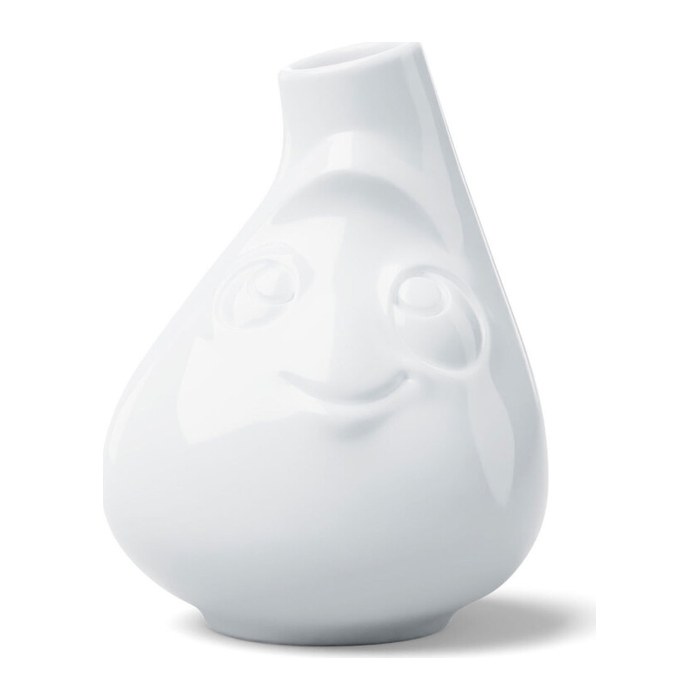 FIFTYEIGHT Vase - Putzig (klein) weiß