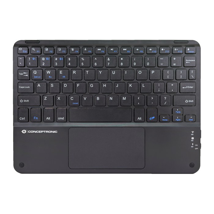 CONCEPTRONIC 10" Wireless Tastatur BT5.4 Layout US schwarz