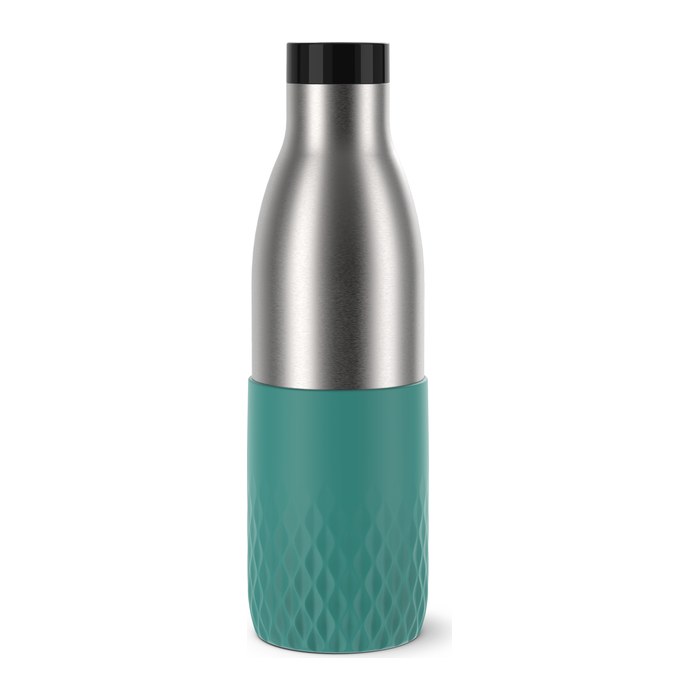 emsa Isolier-Trinkflasche Bludrop Sleeve grün 700,0 ml, 1 St.