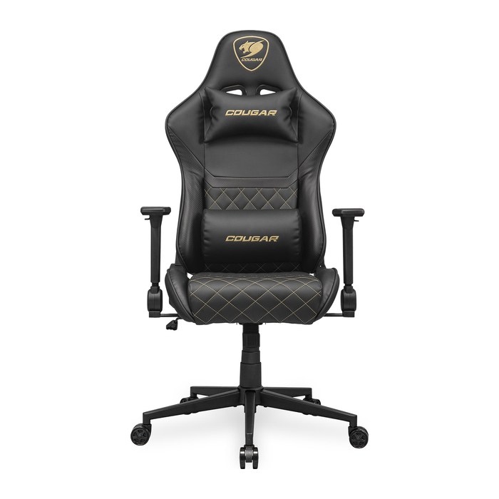 COUGAR Gaming-Stuhl Armor One V2 Gold, Schwarz