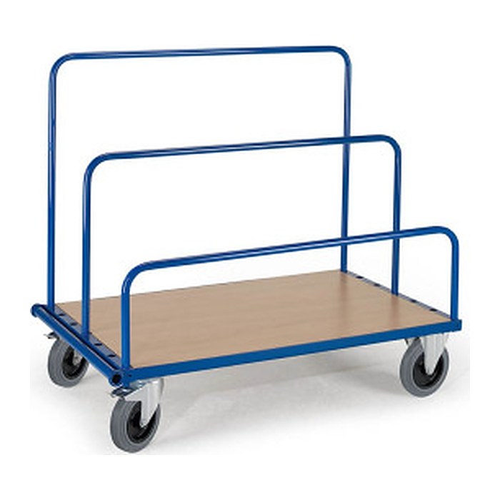 Rollcart Plattenwagen 11-1283+11-1290+11-1291+11-1292 blau 134,0 x 80,0 x 31,0 cm