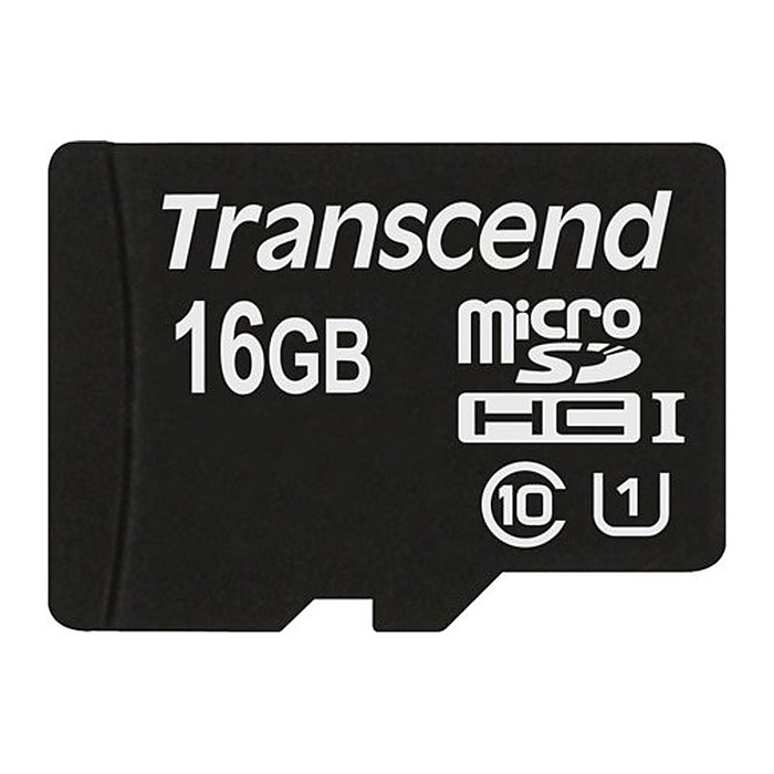 SD microSD Card 16GB Transcend SDHC UHS1 (ohne Adapter)