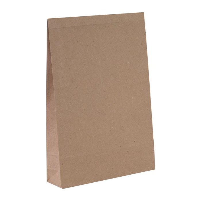 flexiPAK Faltentaschen classic eco Fixverschluss ca. DIN D4 ohne Fenster natur mit 5,0 cm Falte, 300 St.