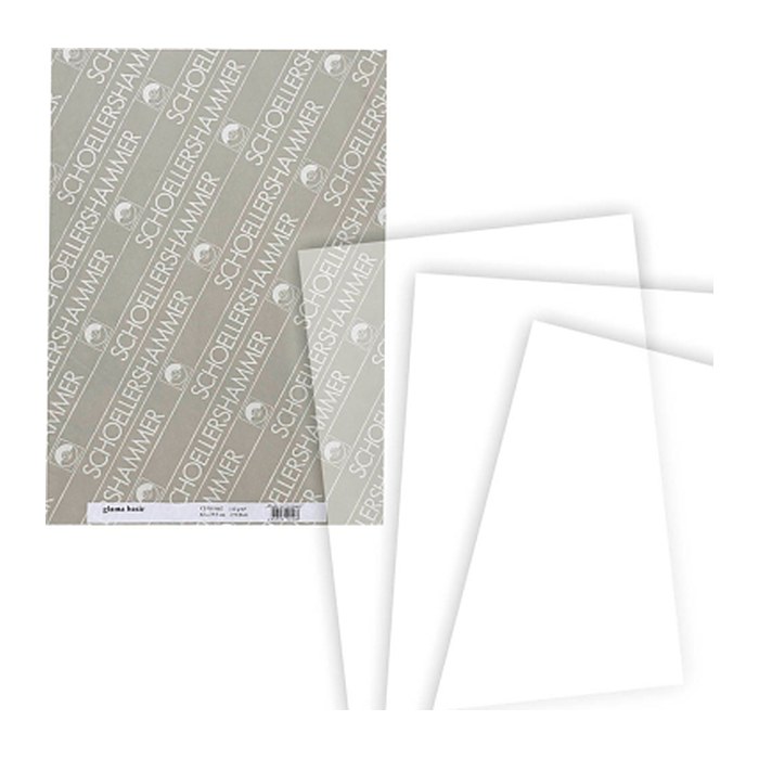 SCHOELLERSHAMMER Transparentpapier glama basic 110 g/qm, 250 Blatt