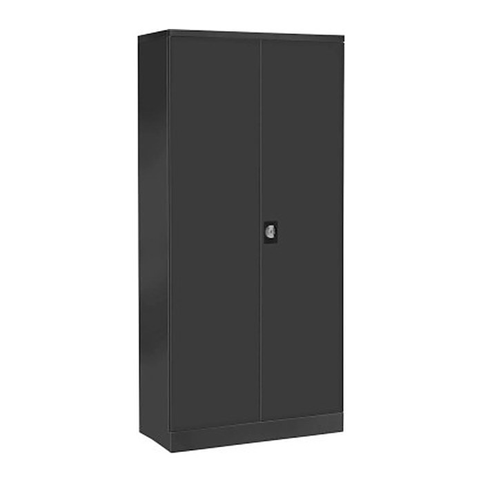 Gürkan Stahlschrank 100096 anthrazit 4 Fachböden 92,0 x 42,0 x 195,0 cm, aufgebaut, 1 St.