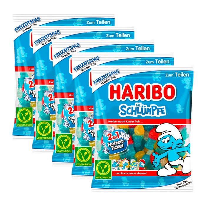 HARIBO die SCHLÜMPFE Fruchtgummi 175,0 g, 1 Pack
