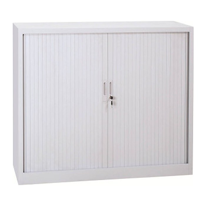 Gürkan Rollladenschrank lichtgrau 2 Fachböden 120,0 x 46,0 x 105,0 cm