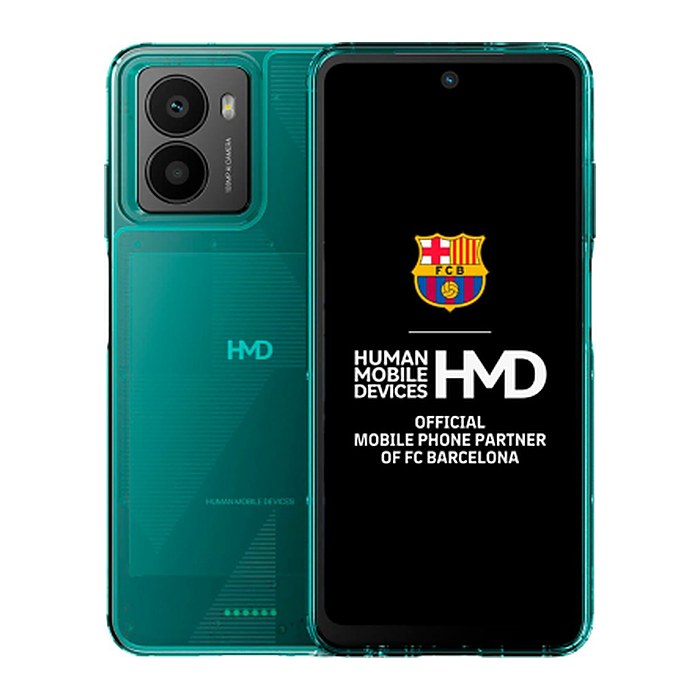 HMD Fusion Casual Outfit Handy-Cover für HMD Fusion cyan
