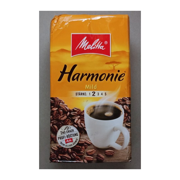 Melitta Harmonie MILD Kaffee, gemahlen, mild, 500 g