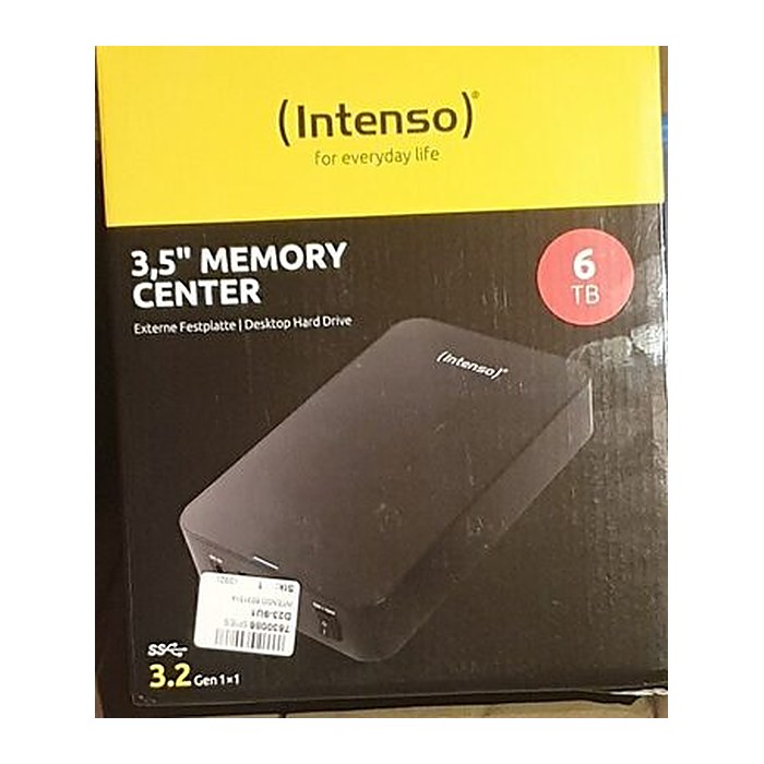 Intenso Memory Center 6 TB externe HDD-Festplatte schwarz