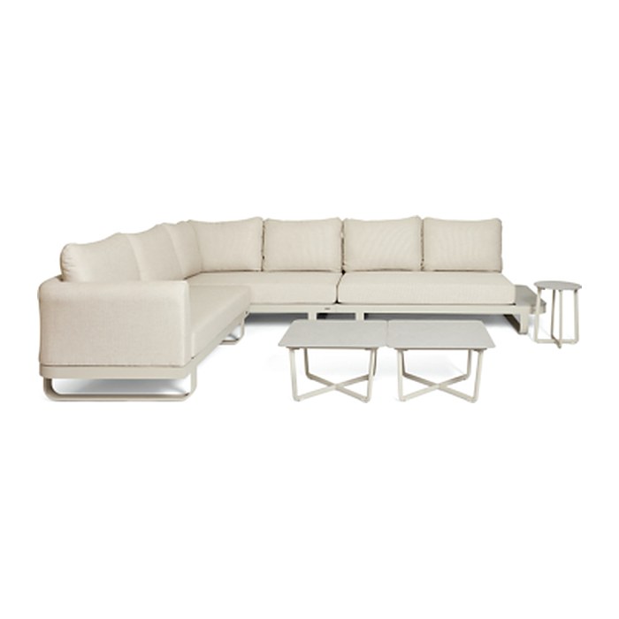 barths Loungegruppe Fellow sand Metall, 13-teilig