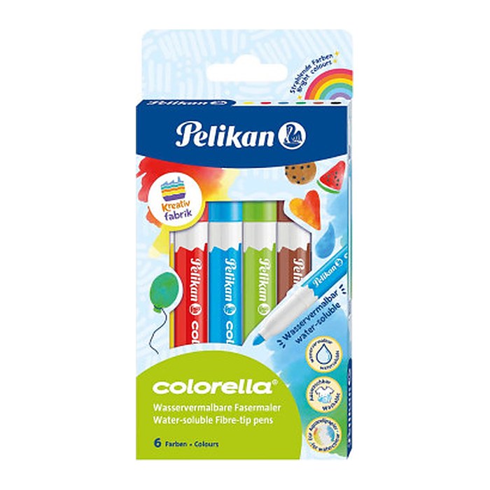 Pelikan Colorella Filzstifte farbsortiert, 6 St.