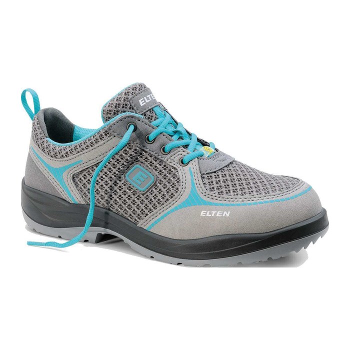 ELTEN® Damen S1 Sicherheitsschuhe "MILA LOW ESD" grau Größe 38, 1 Paar