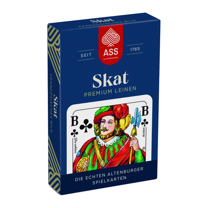 ASS ALTENBURGER Skat Premium Leinen Kartenspiel, 1 St.