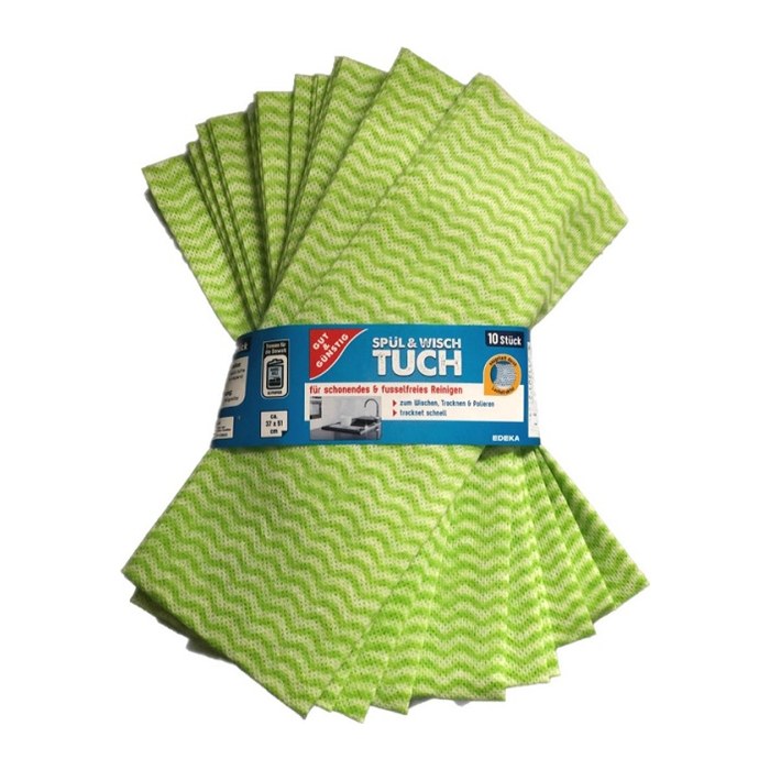 GUT&GÜNSTIG Spültücher 60 °C waschbar, 10 St.