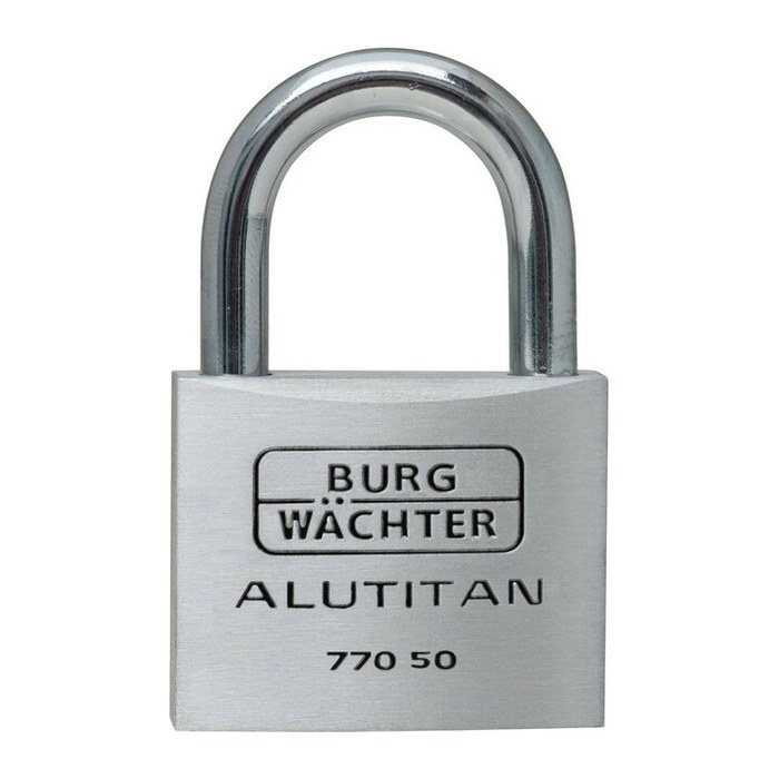 BURG WÄCHTER Vorhängeschloss ALUTITAN 770 50 silber, 1 St.
