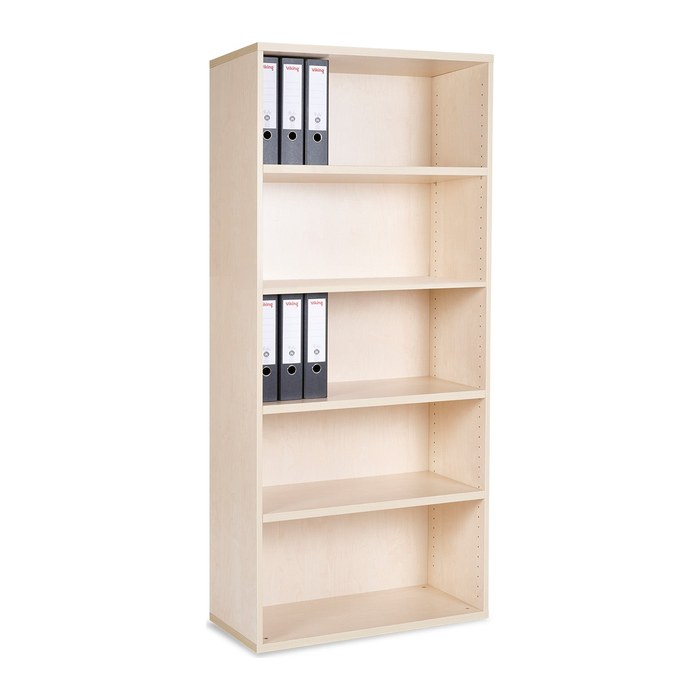 Aktenregal aus Holz – 800 x 375 x 1800 (5 OH) – Ahorn