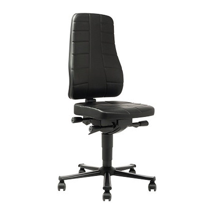 bimos Arbeitsdrehstuhl All-In-One schwarz Kunstleder