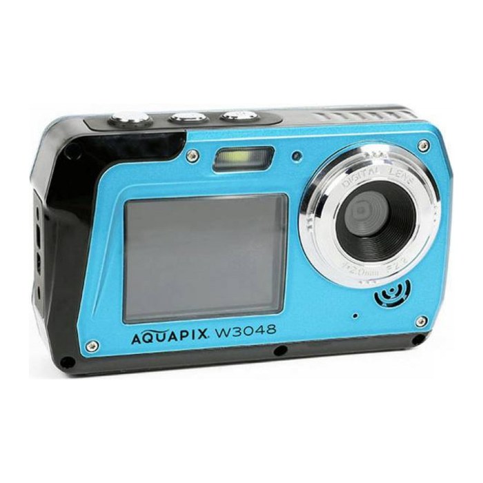 EASYPIX® W3048 EDGE Unterwasserkamera blau 13,0 Mio. Pixel