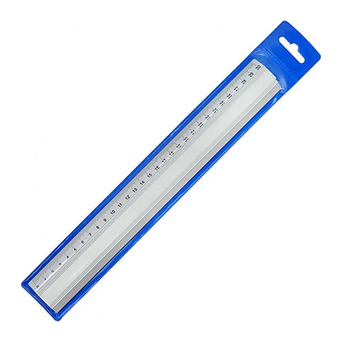 WEDO Lineal 30,0 cm, silber