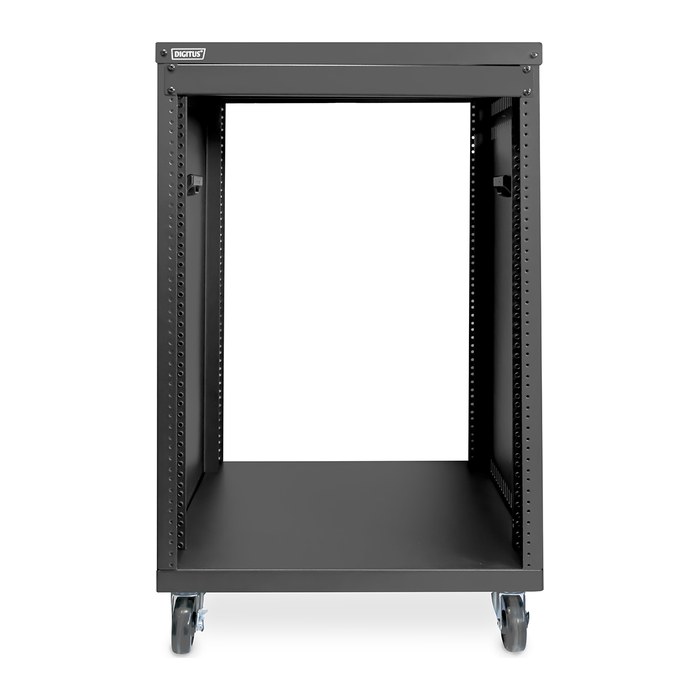DIGITUS Universal 19-Zoll Equipment Rack mit Rollen, 16HE