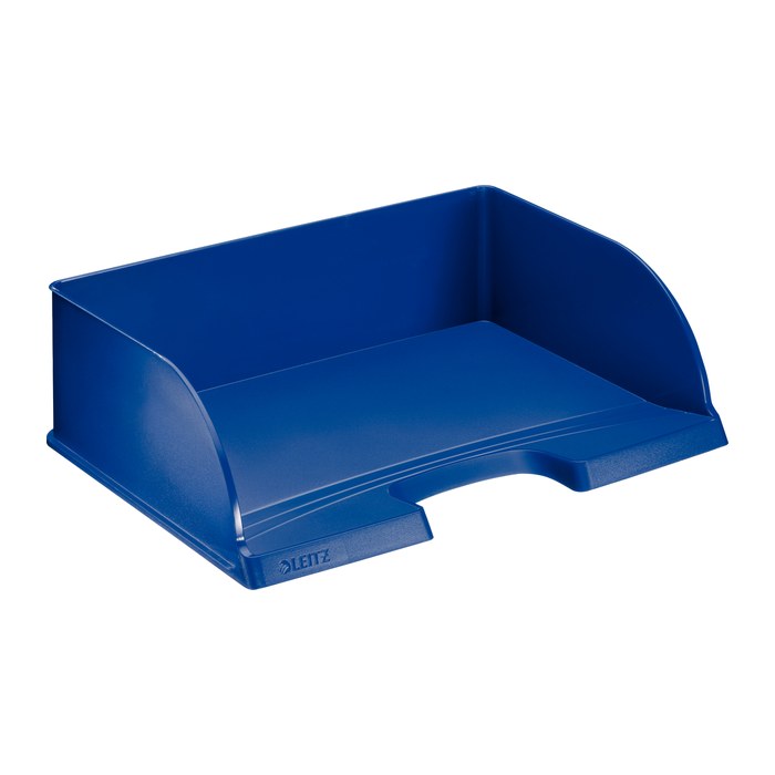 LEITZ Briefablage Jumbo quer Plus blau DIN A4, 1 St.